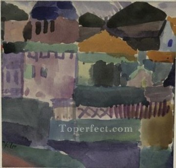  Klee Oil Painting - In the houses of St Germain Paul Klee